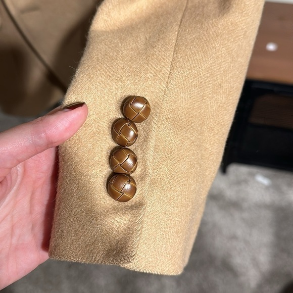 Stanley Blacker Wool Blend* Overcoat in Camel Size 36 - Picture 7 of 8